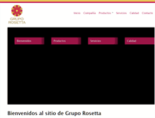 Tablet Screenshot of grupo-rosetta.com.mx